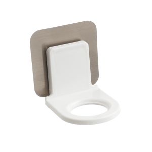 ตะขอเครื่องจ่ายสบู่เหลวมือที่ใส่ยึดติดผนังขวดเจลอาบน้ำอเนกประสงค์ตะขอเครื่องจ่ายน้ำยาทำความสะอาดมือแชมพูปรับระดับได้เจาะรูติดผนังแบบอิสระ