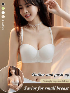 Wirefree Comfort Push-Up/No Steel Ring Bra/Breathable Lightweight Design/Womens Lingerie