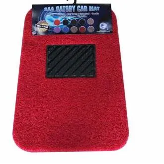 Gatsby Front Car Mat - 2pcs (Universal) Red Color - 16mm(Thickness)