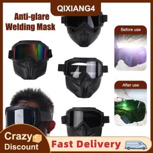 【SDJZT】 Safety Welder Mask Breathable Full Face Mask Welding Glasses Welder Mask Cycling Mask Anti-Sand Goggles Protection Tools