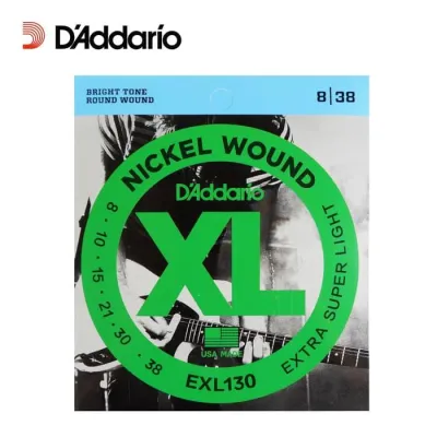Senar Gitar Elektrik DAddario (08) EXL130 Extra Super Light Daddario