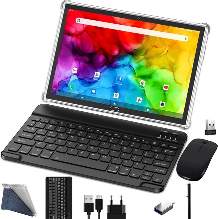 Máy tính bảng Benco Tab M1 4G Ram 4GB bộ nhớ 64GB máy mới fullbox bảo hành 12 tháng kèm theo bao da bàn phím chuột bluetooth