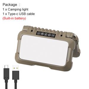 ASAFEE Y07 Foldable Camping Lantern 100H Long Battery Life 4800mAh Rechargeable LED Light Three Color Modes Type C Charging Stepless Dimming Outdoor Emergency Lamp