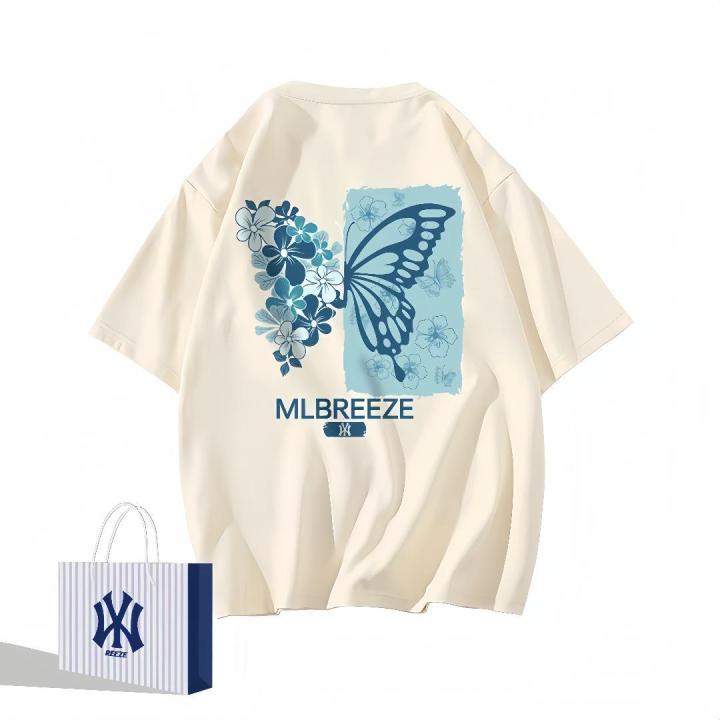 ส่งด่วน ️เสื้อยืดแฟชั่น แขนสั้น คอกลม Oversize ผ้าCotton100% สไตล์ ...