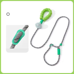 Teeker Vật Nuôi Chuyên Nghiệp huấn luyện chó Trượt Chì Với Tay cầm mềm không thắt chống nổ Dây Xích Cho shih tzu Biên Giới Collie