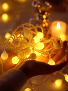 3M Lampu RayaFairy Lights 30LED String Lights Battery Operated Tree Flower Party Patio christmas decoration