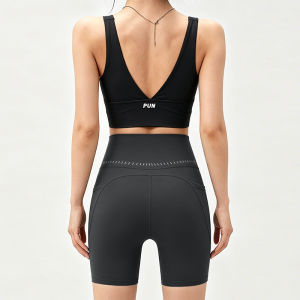 2026 Hot Sale [ Shipped from China ] Summer plus-size yoga pants for women high-waisted suitable for outdoor cycling slim-fit sports shorts stylish back design two-piece fitness set B3