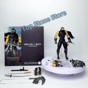 Ninja Gaiden Action Figure Revoltech Ryu Hayabusa Action Figures Amazing Yamaguchi Game Model Toys 18cm PVC Movable Collection