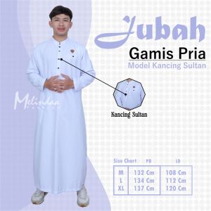 Gamis Pria Dewasa & Remaja Model Kancing Sultan Dubai - Jubah Kekinian Lengan Panjang Terbaru"