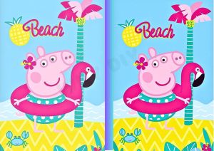 PEPPA PIG COLORING BOOK PAD FOR KIDS & TODDLERS – WITH RESEALABLE POUCH BIRTHDAY GIFT PARTY FAVORS LOOT BAG SOUVENIR