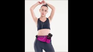 Outdoor Sports Hydration Waist Belt Bag with Water Bottle Holder for Jogging Running Hiking Camping Cycling Walking