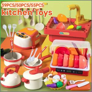 Kitchen Toys Odorless Multi- Interactive Experiences Kitchen Set Exercise Observation Fun Rice Cooker