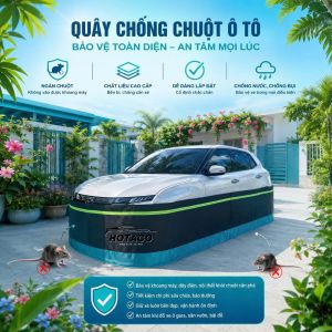 TẶNG KHÓA- Vây chống chuột lưới chống chuột quây đuổi chuột ô tô làm bằng lưới hợp kịp và sợi nỉ cao cấp vây kín ô tô