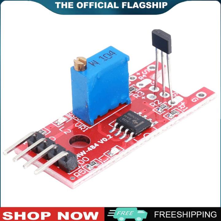 KY-024 Linear Magnetic Hall Switches 4pin Speed Sensor Module LM393 ...
