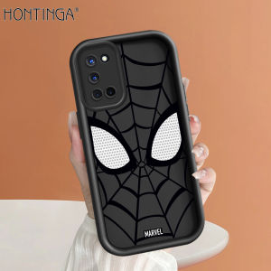 Hontinga Case For OPPO A83 A55 A79 Find X8 Pro F7 A3 A3X A3S A52 A5 A53 2020 A53 5G A54 2021 A55 A57 2022 A58 4G 5G A5S A7 Case Spider Man Soft Original Square Ladder Silicone Camera Protection Shockproof Rubber Cases Phone Casing Softcase Top Seller