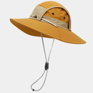 MAJESTICX Vành mũ rộng Mũ ngư dân Thoáng khí Khô nhanh Mũ chống nắng Có thể gấp lại Mũ lưỡi trai có kính che