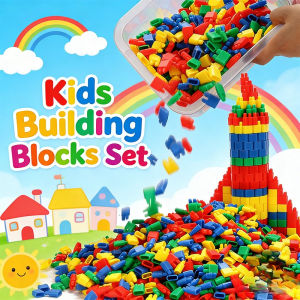 Educational Puzzle With Box Bullet-shaped Building Blocks Kids DIY Assembling Blocks Toy for Kids Indoor Play
