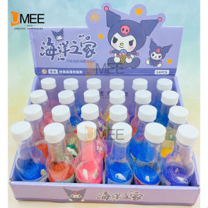 24Pcs Party Gift Drifting Bottle Colored Sand w/ Conch Pad For Party Gift-Loot bag Filler