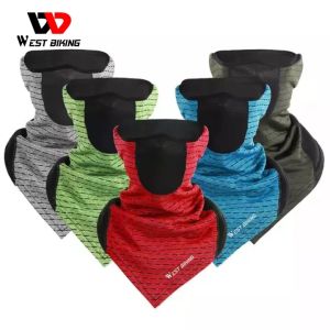 WEST BIKING Cycling Face Mask Winter Thermal Warm Scarf Outdoor Ski Mask Running Climbing Snowboard Windproof Fleece Bike Mask