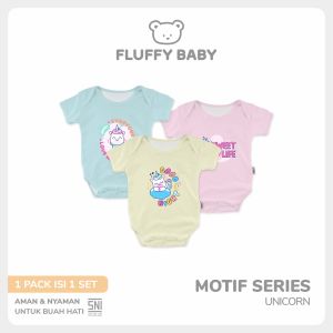 FLUFFY Jumper Pendek Unicorn (Isi 3Pcs) JUMP UMB SML