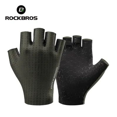 ROCKBROS Bicycle Cycling Glove Full Finger Breathable Anti-slip Shockproof Bike Glove Men Women Sensitive Touching Screen Comfortable Lightweight Riding Glove Cycling Equipment