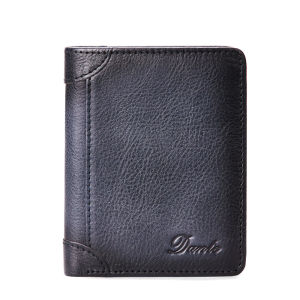 AE New mens wallet 80% off vertical style top-layer cowhide anti-theft card protection genuine leather wallet model