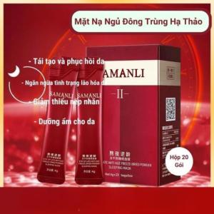Mặt nạ ngủ dưỡng ẩm sáng da mặt nạ dưỡng ẩm Collagen giúp làm mềm mịn phục hồi da hộp 20 gói - Happy Home 4U