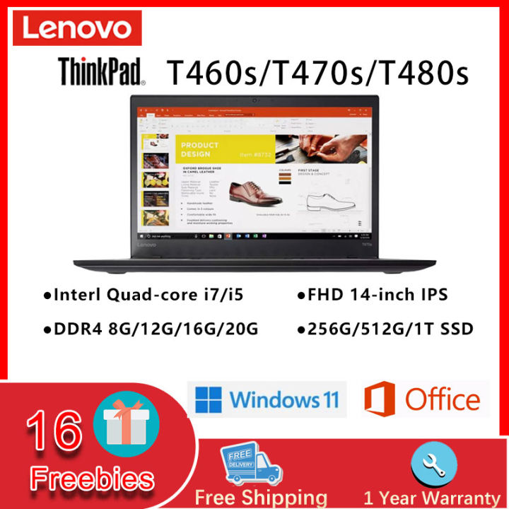 Lenovo ThinkPad T460S/T470s/T480s Laptop [Brand New] Legit Intel  Dual/Quad-Core i5/i7 8G/12G DDR4 RAM 256G/512G/1T SSD ROM 14-inch FHD  1920*1080