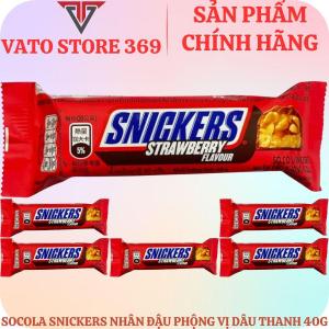 Socola nhân đậu phộng vị dâu SNICKERS thanh 40g