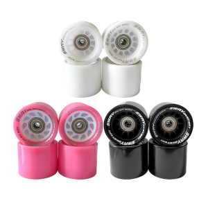 4pack High Elasticities Longboards Street Surfing Wheel Wear Resistant Wheel for Smooth Commuting and Tricks