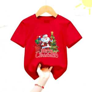 Atasan Kaos Natalan Untuk Anak Usia 1-12 Thn