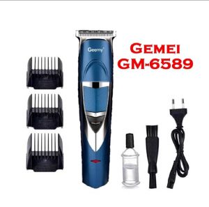GEEMY GM-6589 Zero Adjustable Professional Rechargeable Hair Trimmer Electric Hair Clipper Cordless