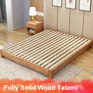 [PRE-ORDER] LX solid wood bedframe /Japanese tatami rubber +pin wood Nordic Modern European design bed frame best for home stay hotel condo apartment 实木橡胶木床架 (ETA: 1mth)