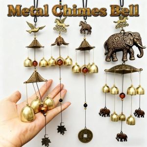 Wind Chime Hanging Bell Metal Decor Outdoor Garden Patio Home Gift Rustic