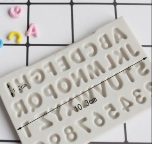 [HCM]Khuôn silicon bảng chữ cái và số 1831