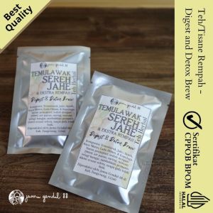 Digest and Detox Brew - Empon-empon Temulawak - Teh Rempah Rimpang Herbal by Jamu Gendul 88