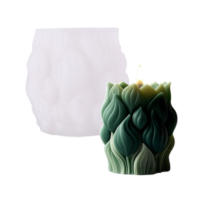 แม่พิมพ์กลิ่นหอมทรงเสาดอกทิวลิปพิมพ์เค้กซิลิโคนดอกไม้แม่พิมพ์เครื่องประดับแม่พิมพ์ปูนปลาสเตอร์พิมพ์ทำจิวเวอลี่แม่พิมพ์เรซินอีพ็อกซี่