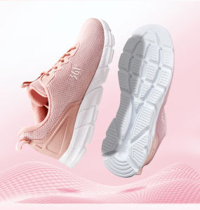 361 Degree Womens Sports Sneaker Mesh Breathable Light Casual Shock Absorption Female Running Shoes 681832280