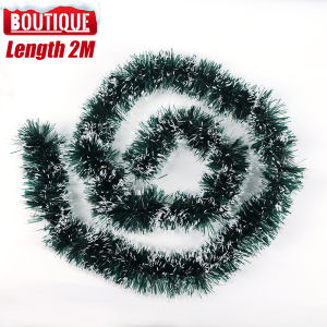 10M Christmas Tree Pine Tree Ribbons Garland Streamers Decorations New Year Xmas Tree Hanging  Ornaments for Party Indoor Home Decor