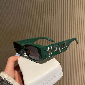 Hello-Sunglasses Fashion Big Frame Hip Hop Sunglasses for Womens Monogram Print UV400 Protection Western Street Style shades for Ladies Beach Drive W836