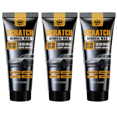 99.99% restoration of paint color120ML Car scratch repair wax Car polishing wax Car wax scratch remover Car scratch remover hilangkan calar kereta Easy to repair Car waxing polishing scratch care 汽车划痕修复剂
