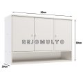 Kitchen Set Dapur Minimalis atas 3 pintu Rak dapur tempel dinding serbaguna modern aesthetic rak piring. 