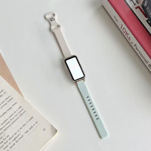 MAFAM【✔️Ready👍Hanya Tali❗❗❗】✨Tali Two-color Starp Compatible with Huawei Band 9 / 8 / 7 Strap Silicone Wristband Mens and Womens Bracelet Strap Replacement Watch Accessories