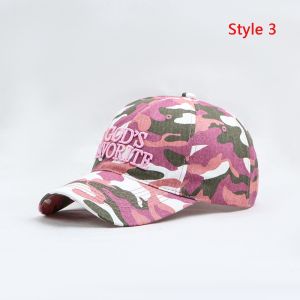 WININ Breathable Baseball Cap Unique Style Camouflage Retro Camo Hat Casual 3D Embroidery Visor Outdoor Activities
