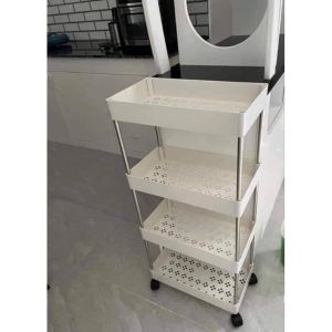 Kệ đẩy 2 3 4 tầng Kệ đựng đồ rau củ quả nhà bếp đa năng Vuadienmay