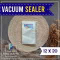 PLASTIK VACUUM EMBOSS 15X20 CM ISI 50 / PLASTIK VAKUM BAG FOOD GRADE. 