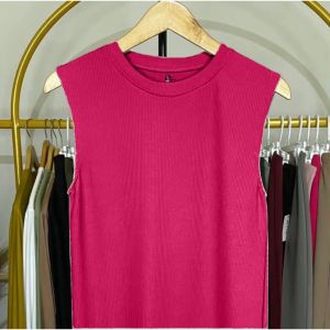 INNER DRESS KNIT / INNER DRESS BUMIL / INNER RAJUT TANPA LENGAN