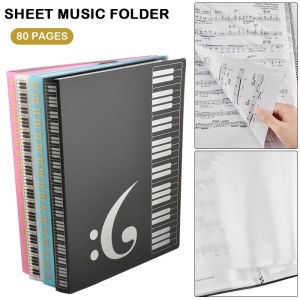 Music Book Folder Waterproof File Storage Product 80 Sheets A4 Music Sheet File Paper Documents Folder Holder