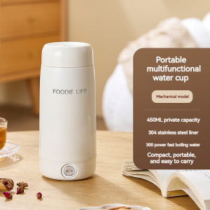 (1 Year Warranty+Malaysia 3 plug)Electric Kettle Cup 450ML Electric Heating Cup Small Portable Electric Heating Water Cup便携烧水杯 水壶