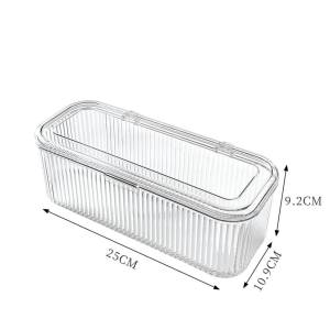 shopclassyhome Hair Clip Organizer Storage Box Hair Rope Hair Ties Transparent Children Portable Child Women Organizer